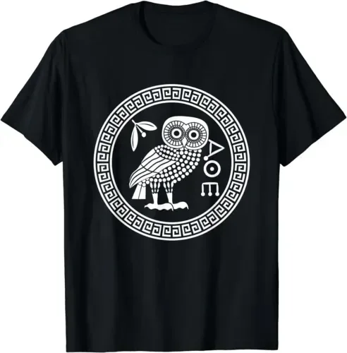 NEW LIMITED Owl of Athena Ancient Greek Mythologys is Athena's Greece T Shirt long or short sleeves