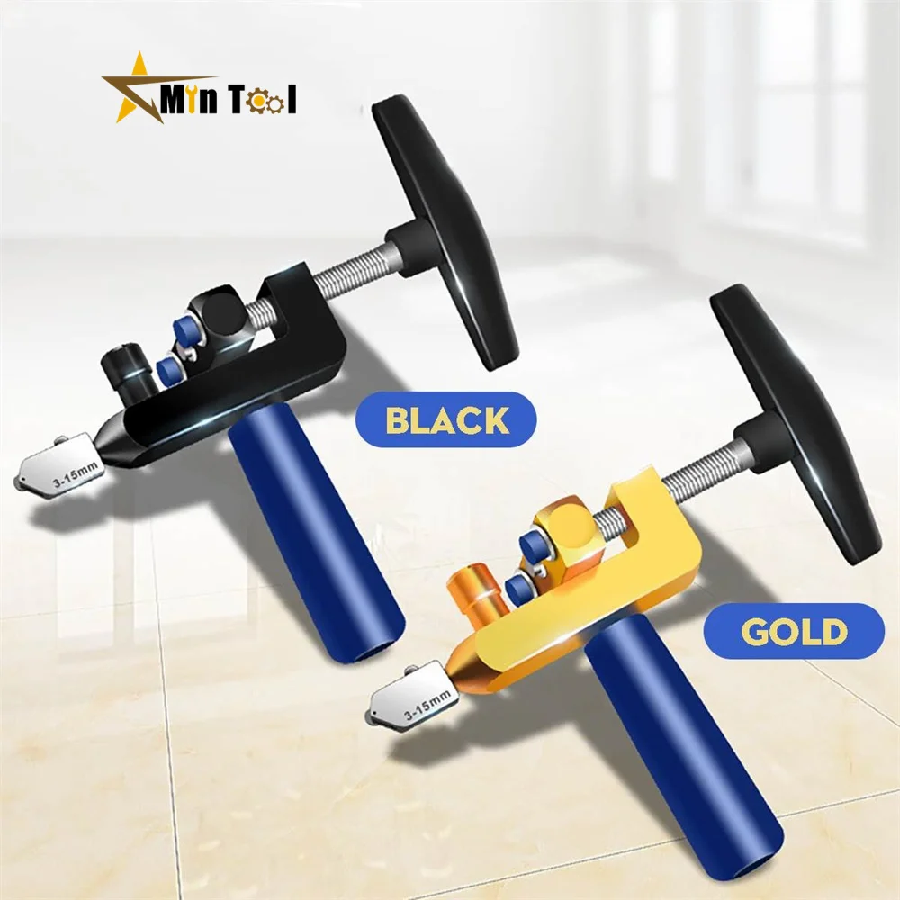 

8PCS Professional Easy Glide Glass Tile Cutter 2 In 1 Ceramic Tile Glass Cutting Tool Portable Construction Cutter Tool Home Use