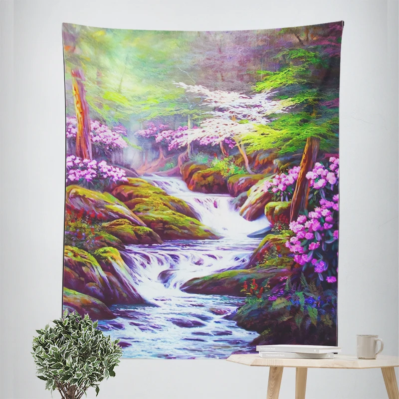 Home decorations room decor wall tapestry aesthetic bedroom aesthetic wall art large fabric wall tapestry