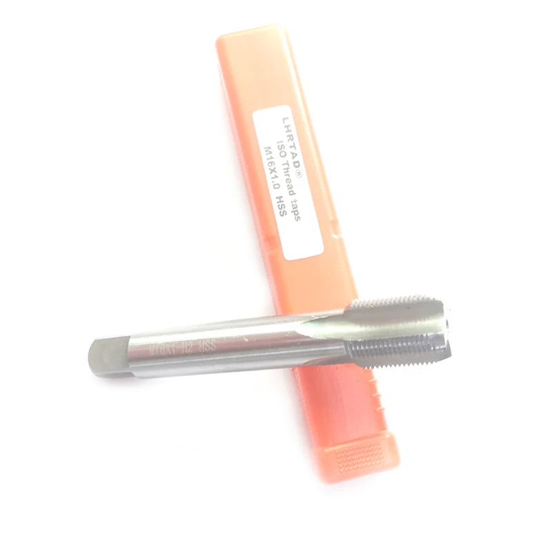 Imagem -05 - Tap Plug Thread Fino Máquina Metric Straight Fluted Hss Torneiras M16 Hss M16x2.0 M16x1.75 M16x1.5 M16x1.25 M16x1.0 M16x0.75 M16x0.5
