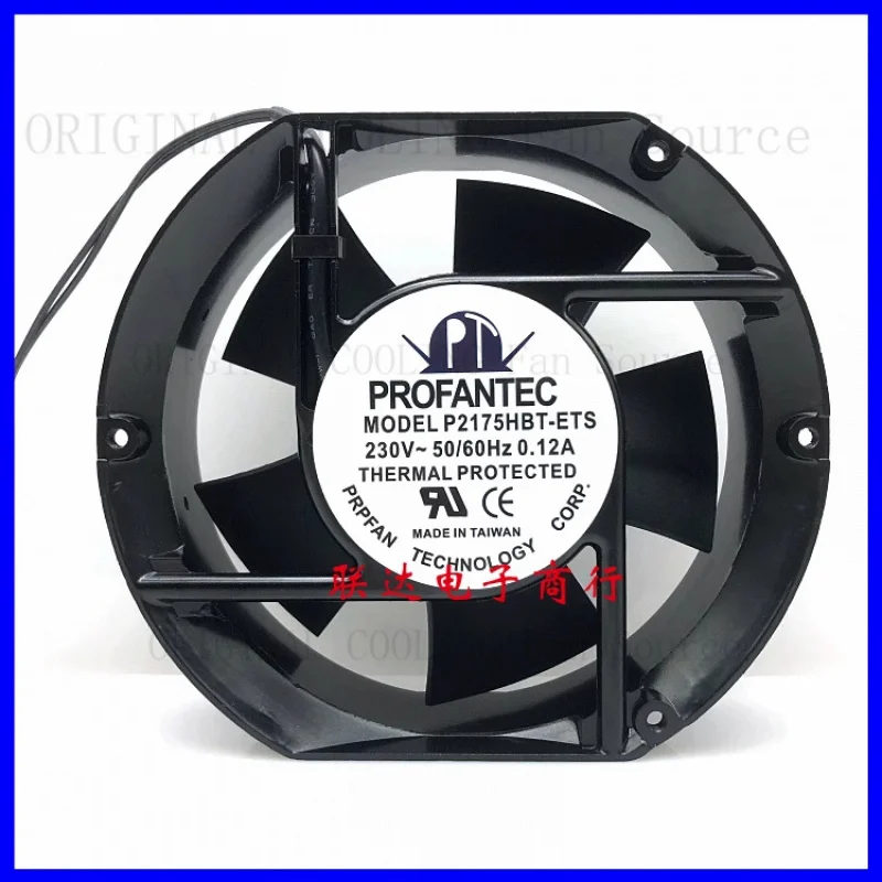 

B FOR PROFANTEC P2175HBT-ETS 17251 AC230V 0.12A 17CM Cooling Fan
