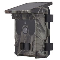 Solar Powered Night Vision Trail Camera 50MP 4K Hunting Cameras 0.3s Trigger Time Trail Camera