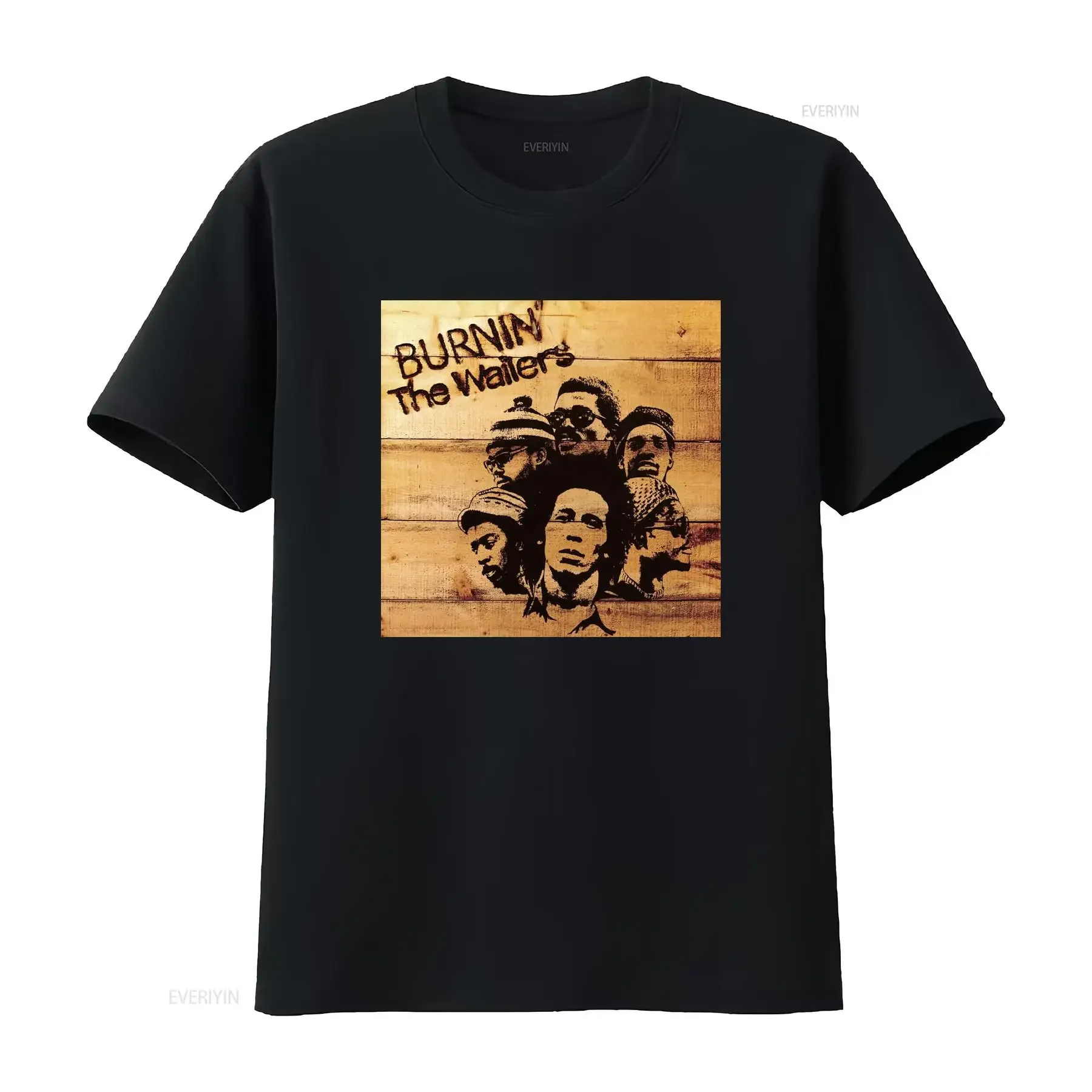 

Burnin' Classic T-Shirt Bob Marley & the Wailers Exodus Legend Natty Dread vintage vintage Washed fashion Breathable Stretched
