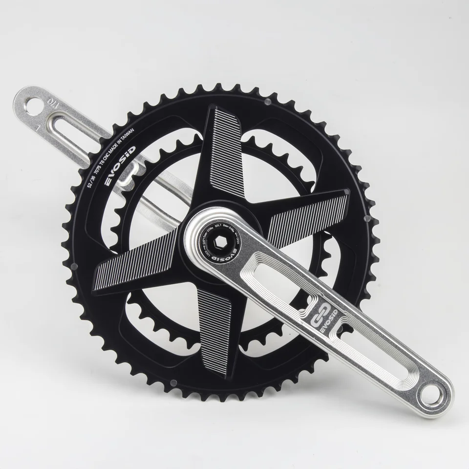 EVOSID Road Bike Chainring Double Speed 50-34T 52-36T 53-39T