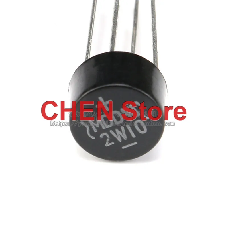 10pcs Original 2W10 2A/1000V round bridge rectifier bridge stack silicon bridge rectifier