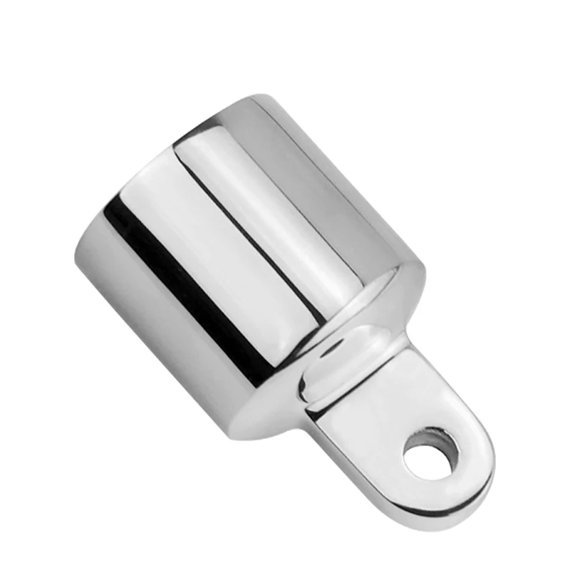 1 Pc 32.5mm 316 Stainless Steel Bimini Top Fitting Slide Cap Slide Jaw Sleeve Pipe Eye End Cap for Boat Marine Hardware Accessor