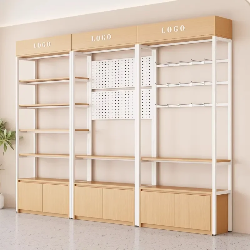 Supermarket Display Shelves Multi Layer Storage Rack for Stationery Maternal Infant Products Retail Store Showcase Cabinet
