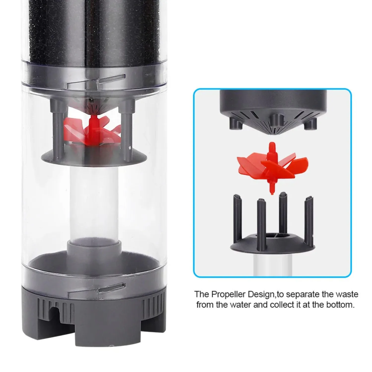 Aquarium Modular Sponge Bio Filter Silent Air Driven Internal Filter for Fish Tank Shrimp Betta 3 Sizes