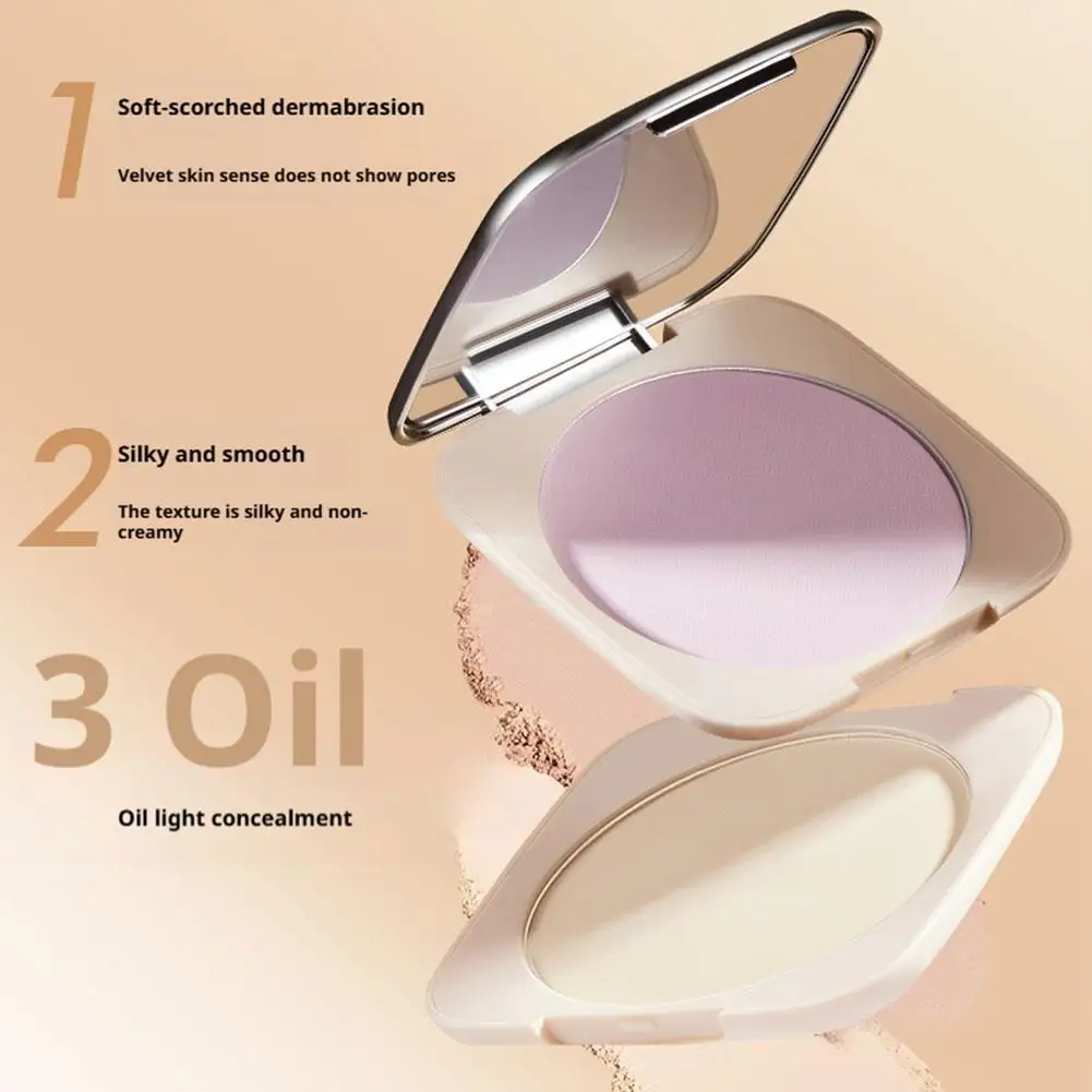 20g 가벼운 페이스 파우더 내추럴 컨실러 소프트 매트 세팅 메이크업 오랫동안 지속되는 메이크업 방수 브라이트닝 페이스 파우더