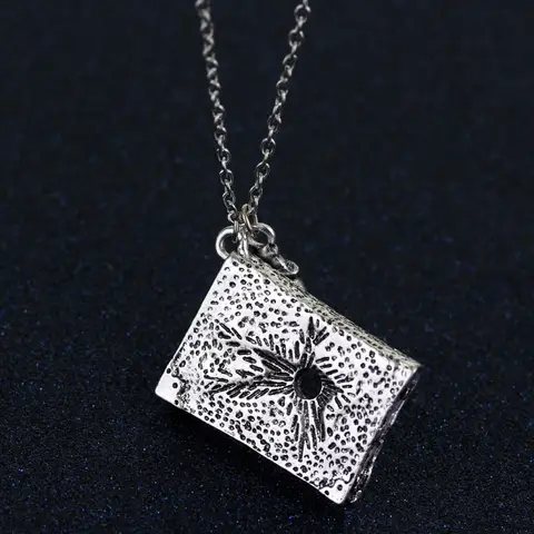 사각형 뱀 괴물과 톰 릴드를 위한 일기 펜던트, 목걸이, 스웨터 체인 및 액세서리, 소년 소녀를 위한 생일 선물