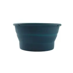 Yaqi Blue Color Collapsible Silicone Shaving Bowl For Travel