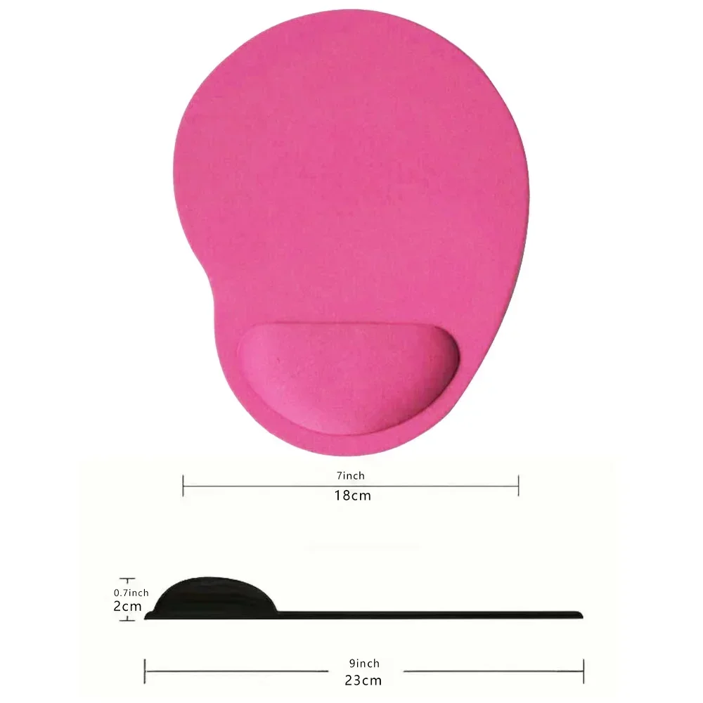 Wrist Guard Mouse Pad Relieves Hand Fatigue Supports The Wrist Soft Pads Mask Series Non Slip Mice Mat for Laptop Compute