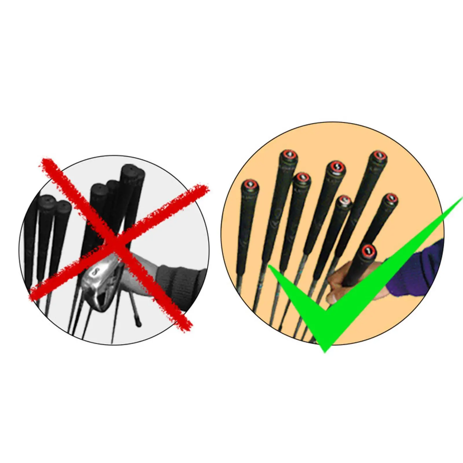 Golf Pole Marker Removable Sign Clip Durable for Golfer Gift Giveaways