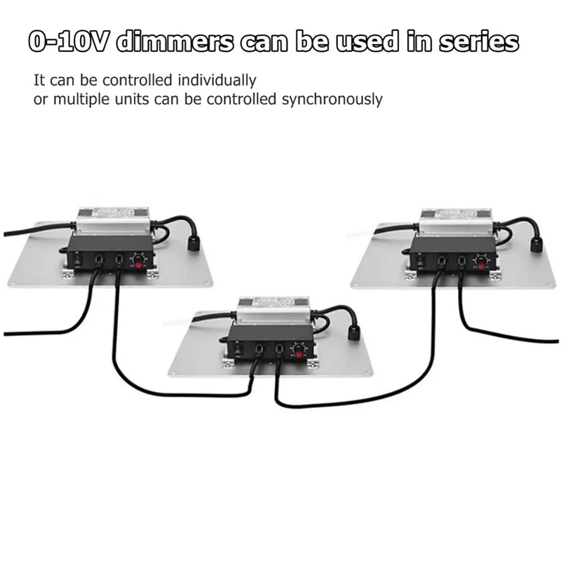 

DC 0-10V Dimmer Switch Seriesable Sync Controller Rotary ON/Off for 0/1-10V Dimmable LED Drivers Electronic Ballasts Z