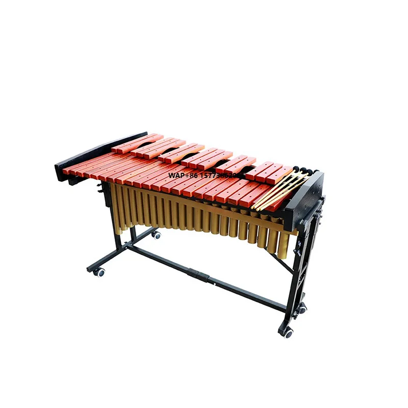 

Chinese Traditional Musical Instruments Percussion Marimba 37 Notes With Wooden Music Stand Xylophone
