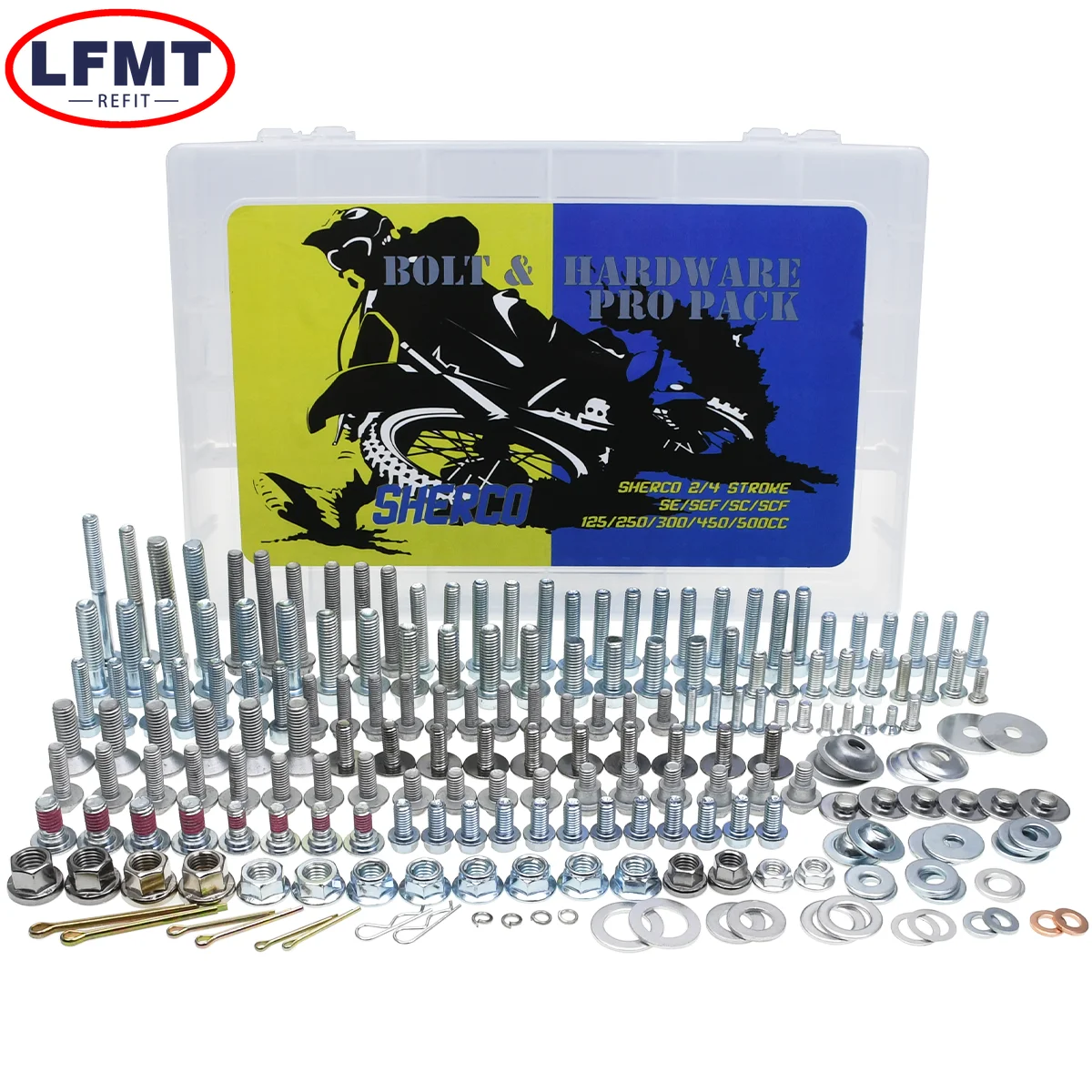 Motocross Full Fastener Hardware Bolt Self Tapping Screw Repair Kit For SHERCO SC SCF SE SEF SER SEFR Moto Universal 2013-2026