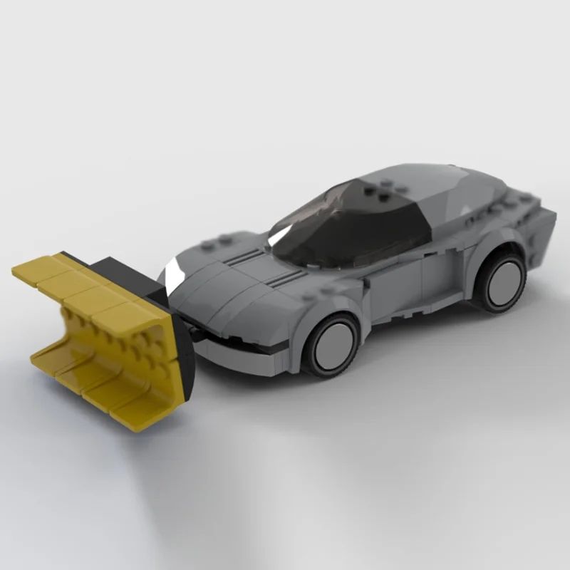Modèle de voiture de course rapide MOC, briques de construction, véhicule d'ingénierie alimentaire, technologie modulaire, cadeaux de vacances pour enfants, ensemble de jouets à assembler