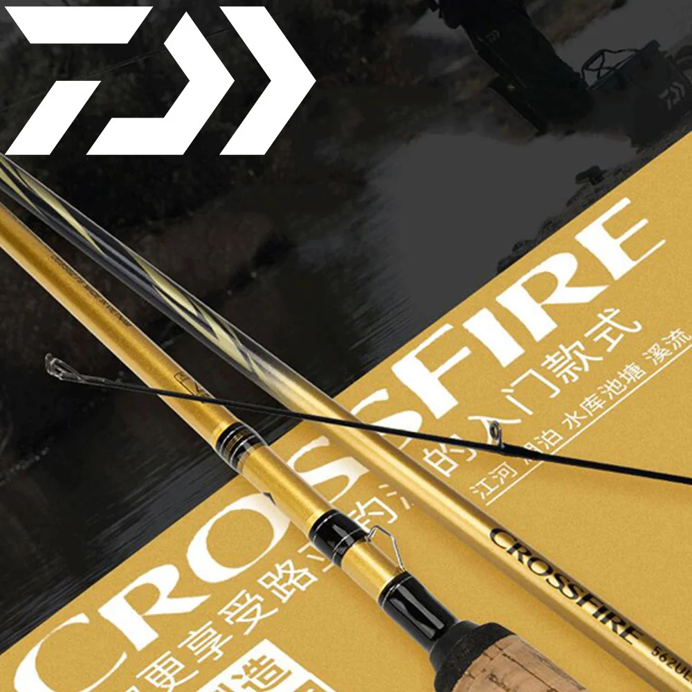 DAIWA Fishing Rod CROSSFIRE Spinning/Casting Fishing Rod 1.84M - 2.49M Aluminum Carbon Fishing Stick