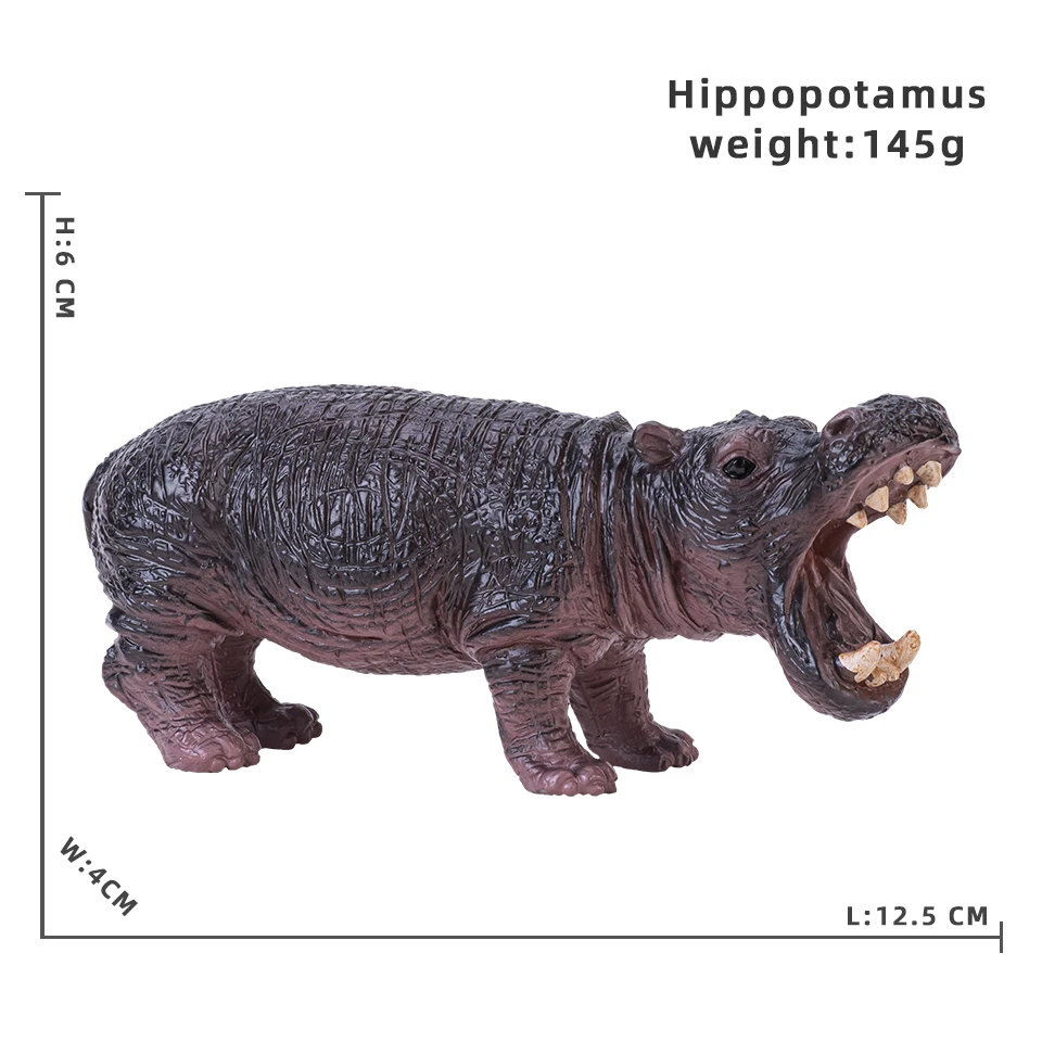 Solide Simulation Wild Zoo Tier Löwe Schnee Leopard Nashorn Bär Modell Action-figuren Elefant Tiger Spielzeug für Kinder – Detail 10