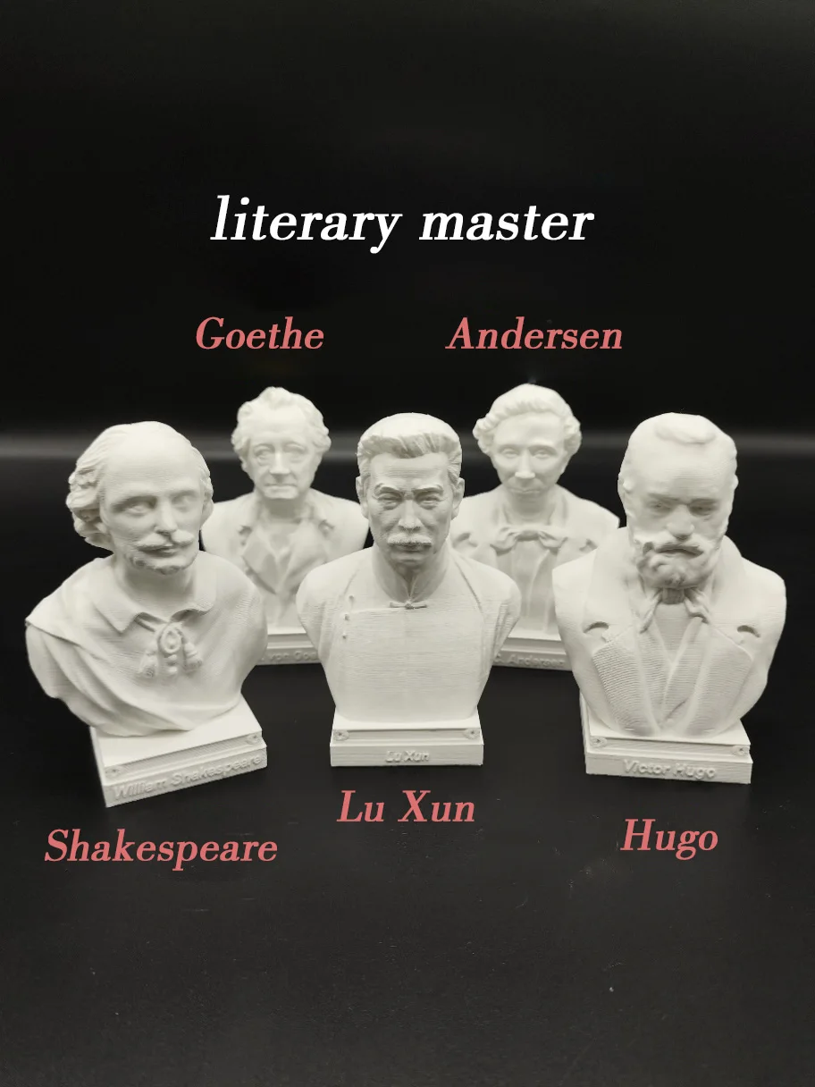 

Shakespeare, Lu Xun, Hugo, Goethe, Andersen writers and writers imitation plaster ornaments statue model decorations