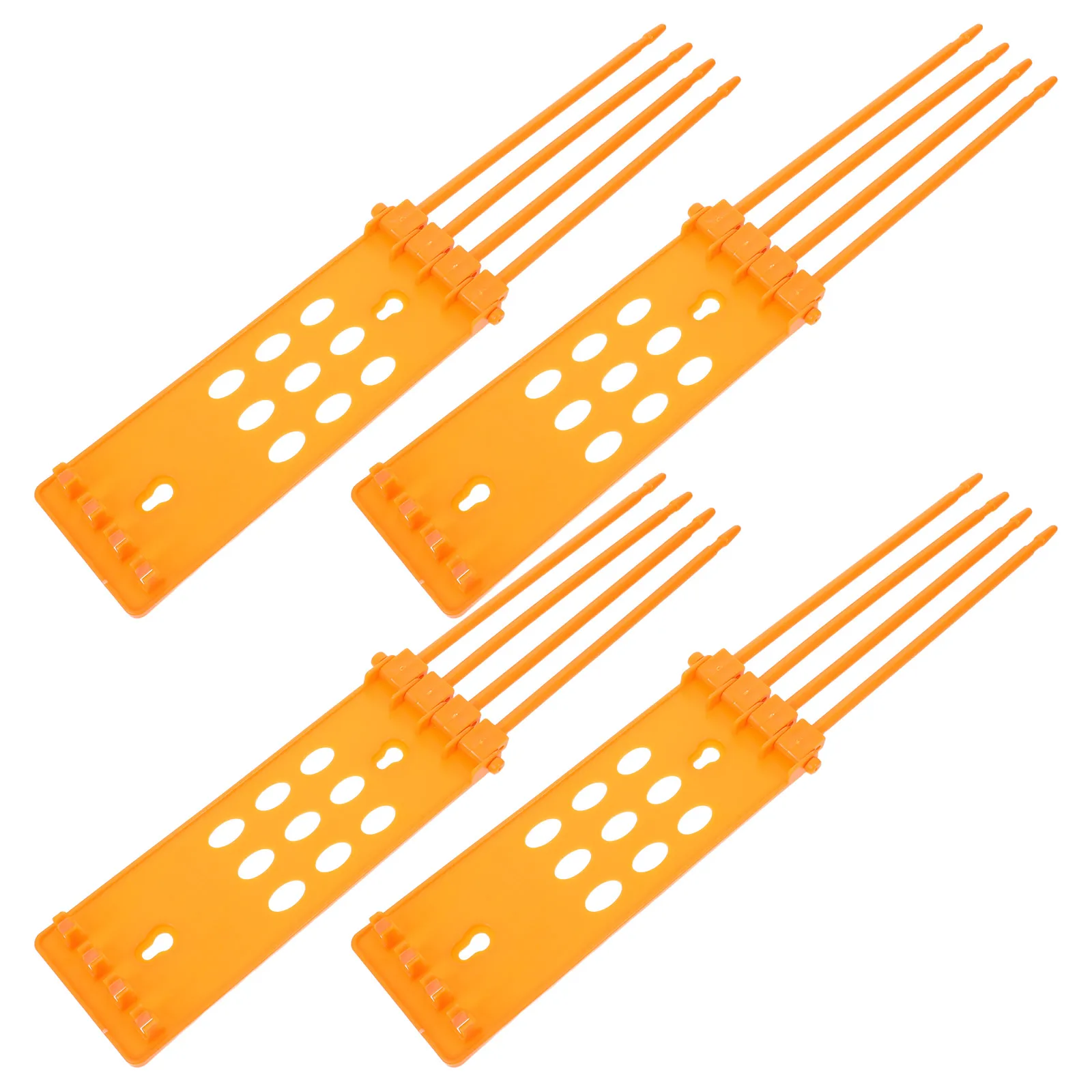 

4 Pcs Pigeon Foot Ring Dove Rings Holder Chicken Leg Parrot Organizer Bird Identification Tape