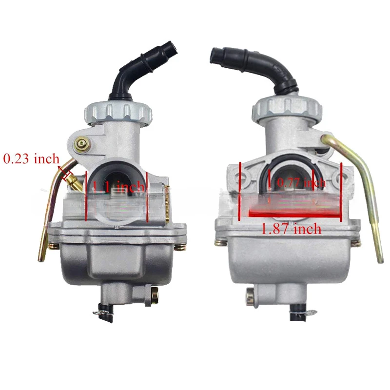ل ATV Kazuma Baja 50 ~ 125cc الصينية رباعية PZ20 المكربن المكربن ldd #3