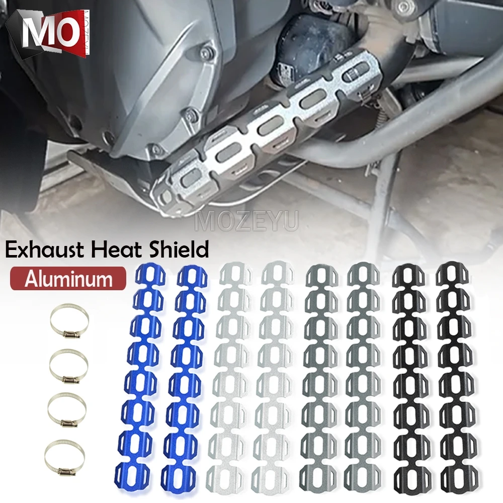 Motorcycle Accessories Exhaust Heat Shield Muffler Pipe Cover Guard Fit For honda XLV 600 650 700 TRANSALP XL600V XL650V XL700V