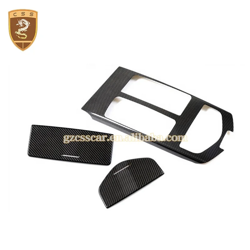 Dry Carbon Fiber Interior Trim Dashboard Panel Central Control Inner Door Car Interior For Maserati Quattroporte