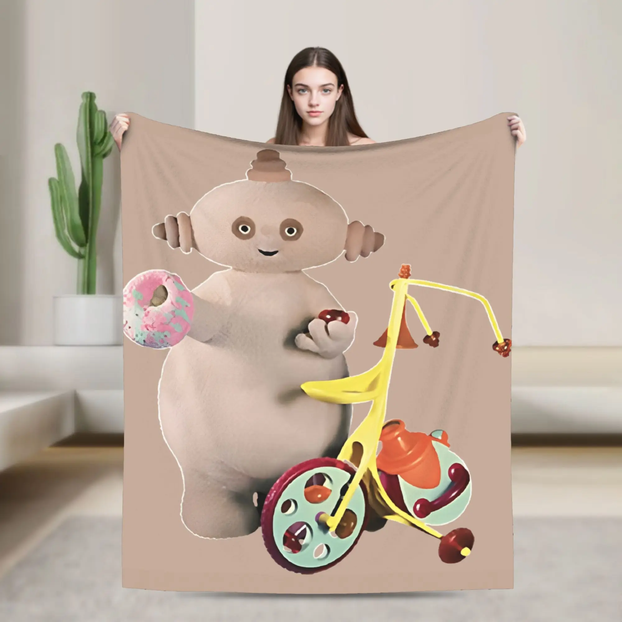 Makka Pakka In the Night Garden Soft Warm Blanket  Travel Plush Bedding Throws Funny Couch Bed Flannel Bedspread Sofa Bed Cover