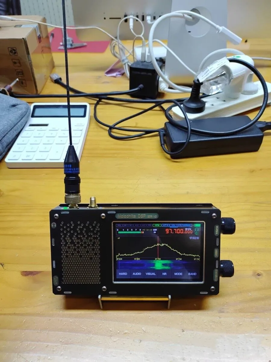 HFDY 1.10D Firmware Enhanced Version 50KHz-2GHz  Malachite SDR Receiver Radio Malahilteam DSP with Code Support Two Antenna