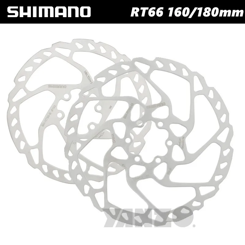 AliExpress Shimano SLX RT66-S/M 160mm 180mm Disc Brake Rotor Deore 6 Bolts With Spacer China Made-OE No Retail Box