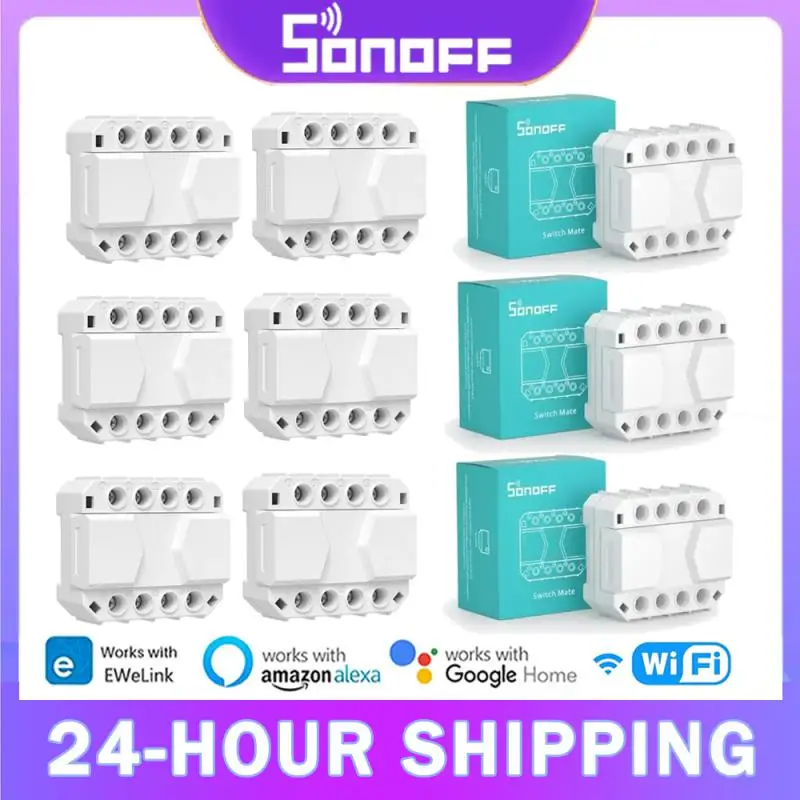 

SONOFF 16A S-MATE Switch Mate MINI R3 Smart Relay Wireless Remote Control Light Switch Voice Control Outlet Timer