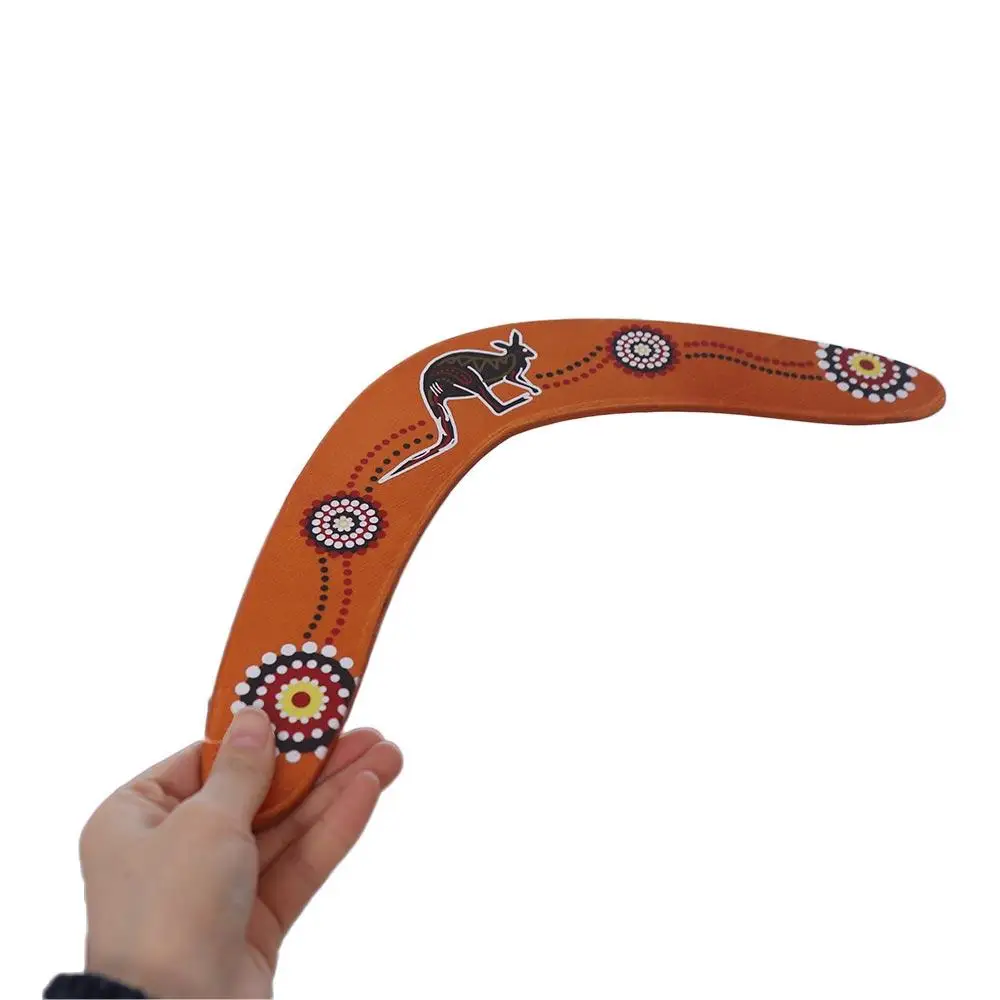 Early Education Interactive Boomerang Sports Equipment Kangaroo Boomerang Flying Boomerang Toy Boomerang Toy V Shaped Boomerang