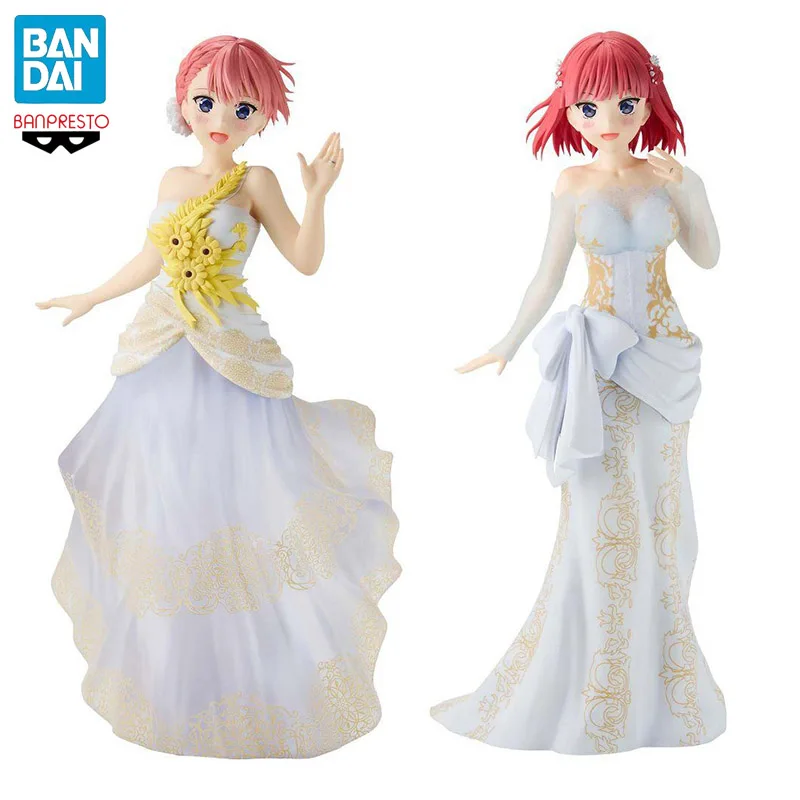 

BANPRESTO The Quintessential Quintuplets Nakano Ichika Выставочная повязка Nakano Nino Ver. ПВХ 23 см аниме фигурки игрушки