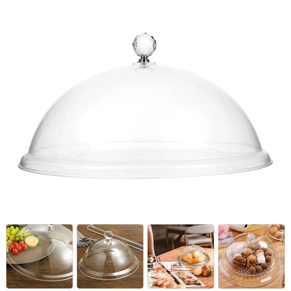 

Transparent Round Food Cover Dust-Proof Insect-Proof Cake Dome Lid For Kitchen Wedding Banquet Dessert Display Storage