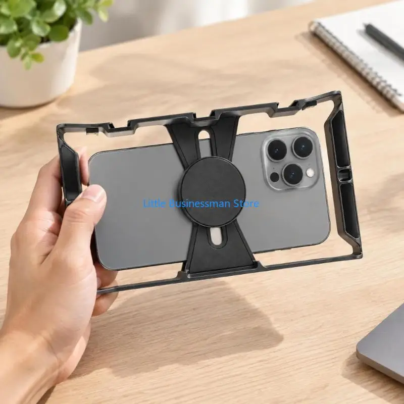 1/4 Zoll magnetischer Telefon-Videokäfig mit vertikal verstellbarer Mittelhalterung M76A – Detail 4