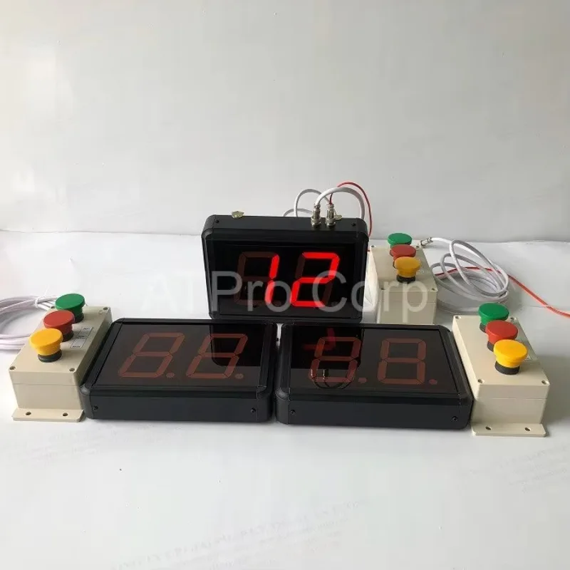 2-Digit Plastic Counter Pro Corp 001 LED Display Timer Function Battery/USB Powered 24-Month Data Cache Bus Warehouse Test Tool