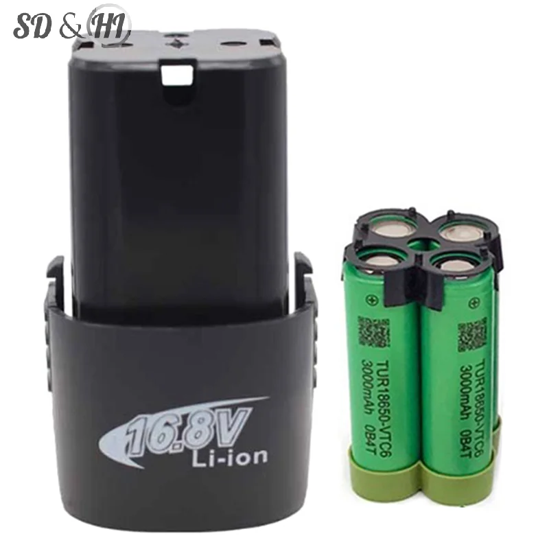 1Pc 16.8V Lithium Battery 18650 Li-Ion Battery Power Tools Accessories For Cordless Screwdriver Electric Drill Batter