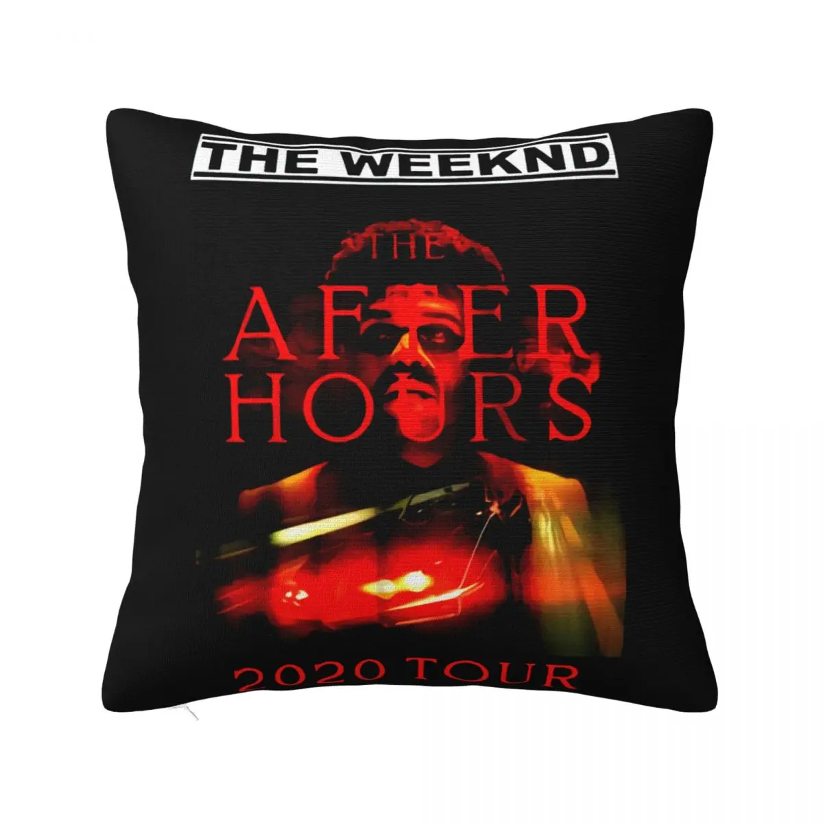 The Weeknd The After Hours Tour 2020 Men's Black S'5Xl 2 Sides Loose Game Any Logo Pillow Case