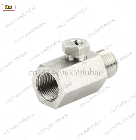304 316L Stainless Steel Pressure Gauge Damper M20x1.5 G1/2 M14x1.5 Buffer Valve Parts