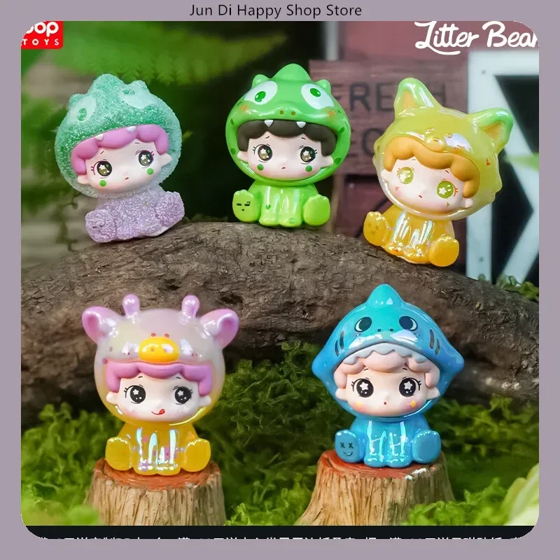 BOP Pop juguete de moda arena puntos bosque país de las maravillas serie Color transparente caja ciega Mini partículas