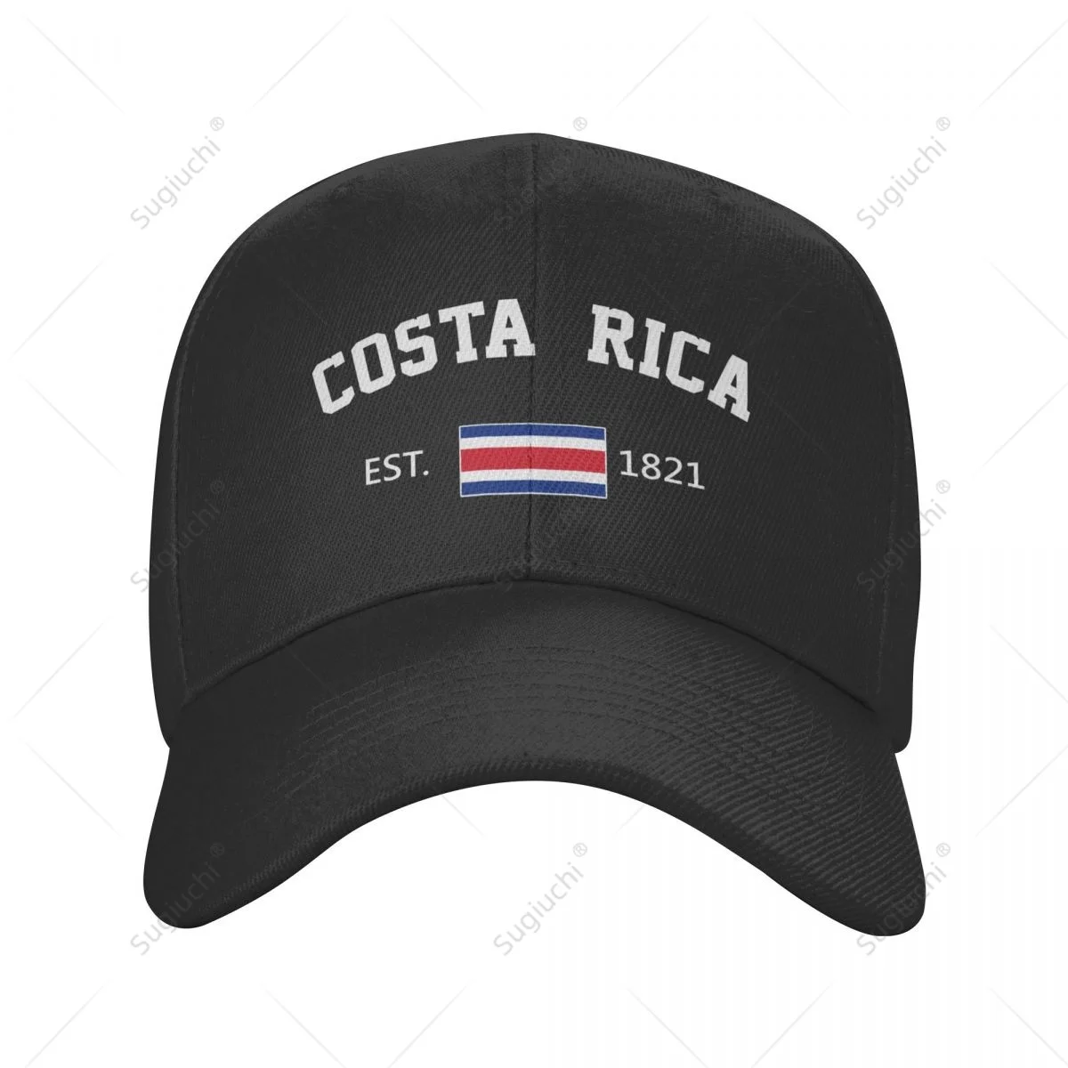 Unisex Baseball Cap Costa Rica EST.1821 Independence Day Wild Sun Shade Peaked Adjustable Outdoor Caps for Men Women