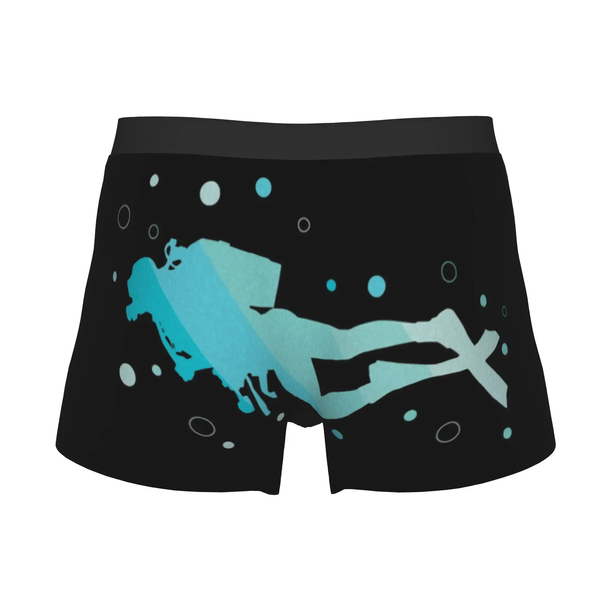 Male Novelty Diver Underwear Scuba Diving Boxer Briefs Soft Shorts Panties Underpants