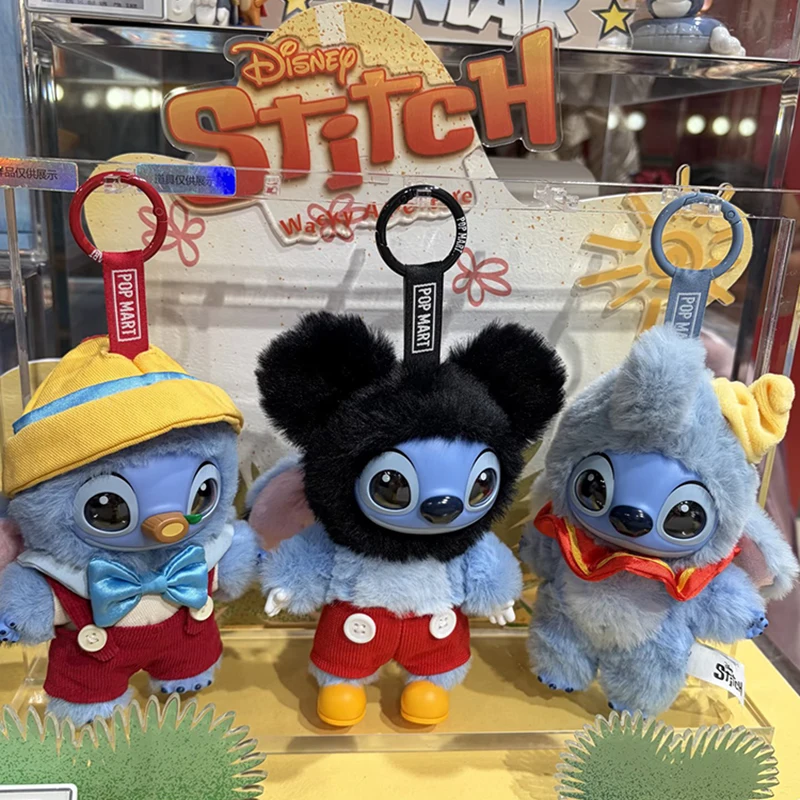

POPMART x Disney: Серия «Путешествие во времени» — виниловая фигурка в слепой коробке, брелок для рюкзака, детская коллекционная игрушка, подарок на день рождения
