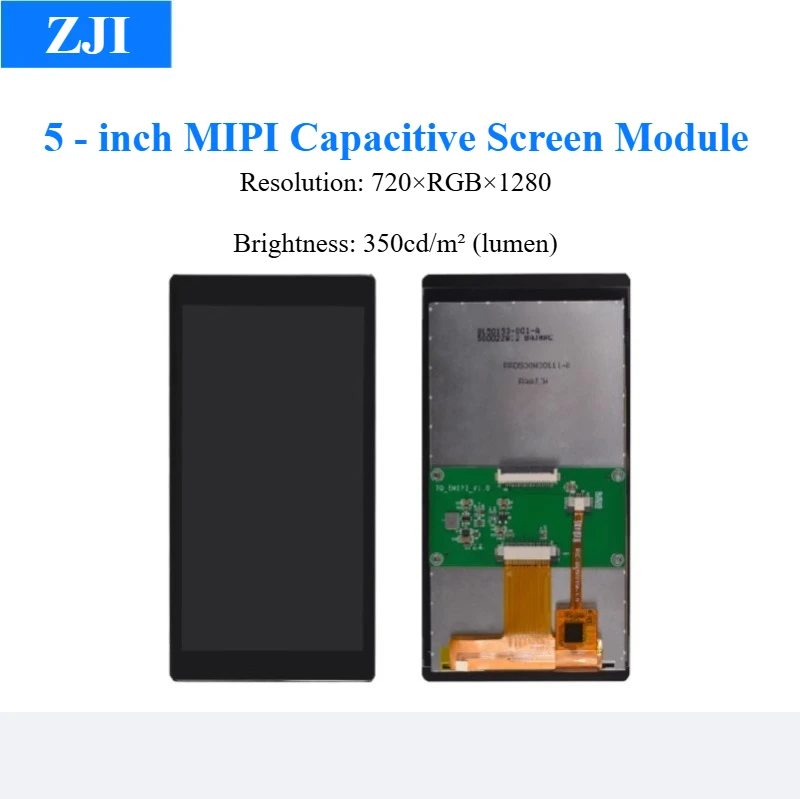 TLMFRD5MIPIX MIPI Display Screen 5-inch LCD Module, Capacitive Touch LCD Color Screen 720 * 1280