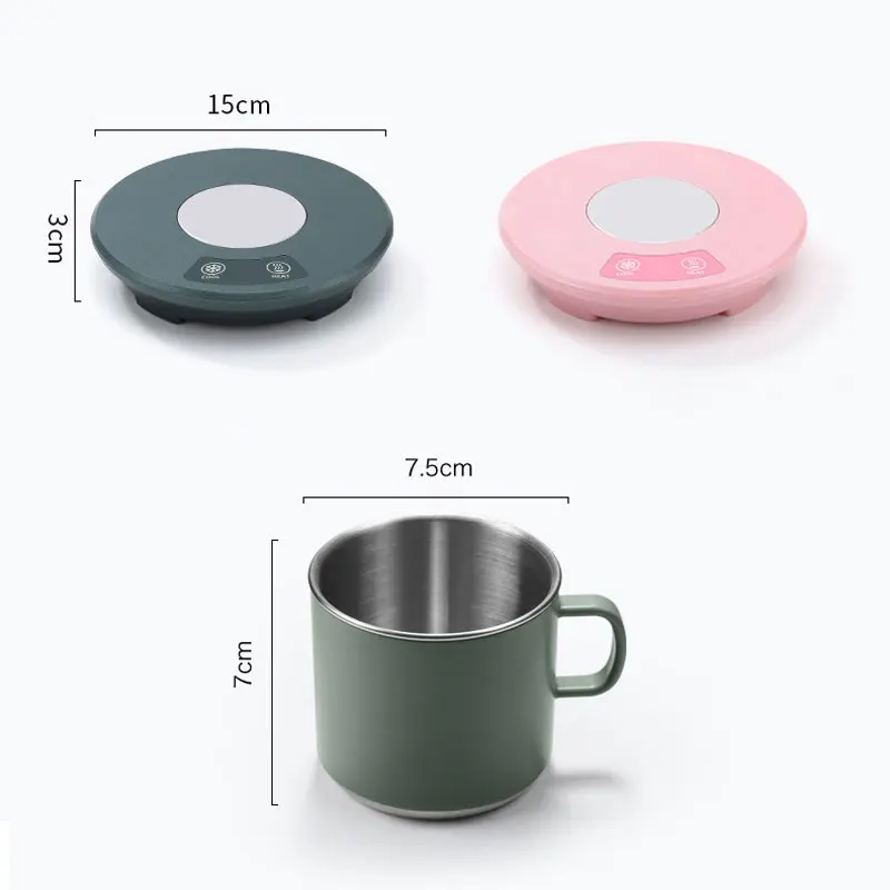 Coaster de isolamento USB de dupla finalidade, Copo quente e frio, Refrigeração rápida, Deus leite quente, Temperatura constante, Isolamento Refrigeração