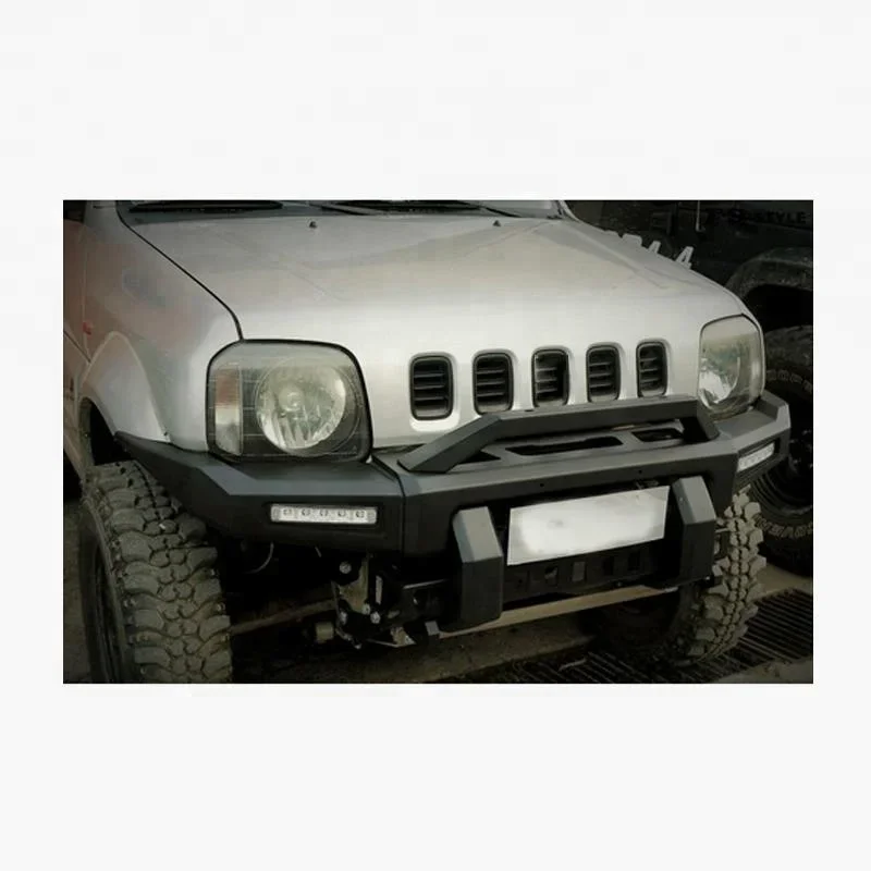 

Car Part Steel Front Bumper Guard for Suzuki Jimny Offroad 4x4 Accessories Bull Bar Front Bumper with LED Light for Suzuki Jimny