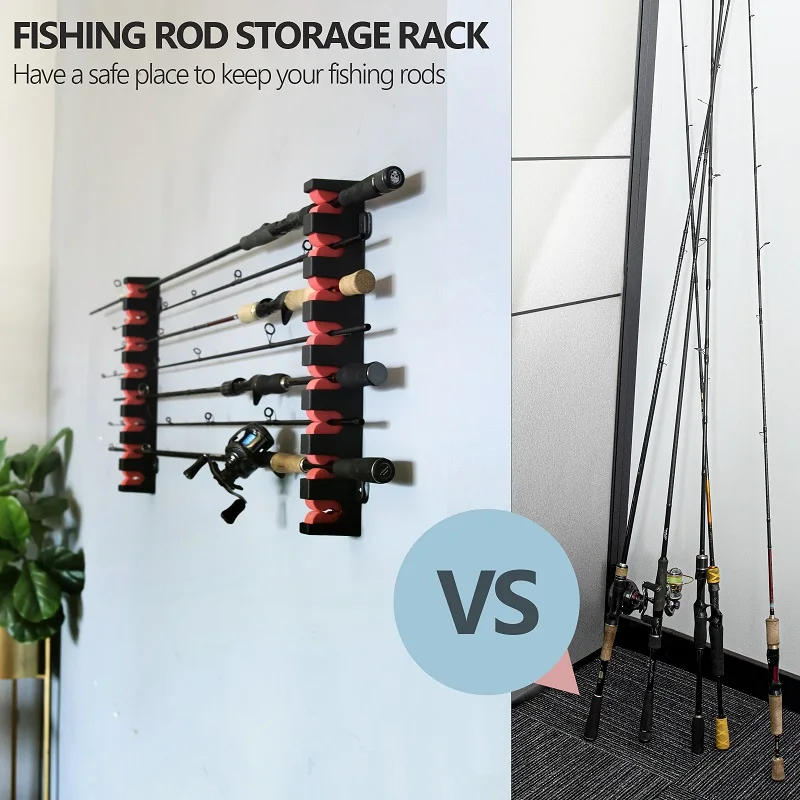 THKFISH 1 Pair Fishing Rod Storage Rack 8 Holes Wall Mount Fishing Pole Holder Bracket Vertical Horizontal Fishing Rods Stand - AliExpress 18 THKFISH 1 Pair Fishing Rod Storage Rack 8 Holes Wall Mount Fishing Pole Holder Bracket Vertical Horizontal Fishing Rods Stand - AliExpress 18