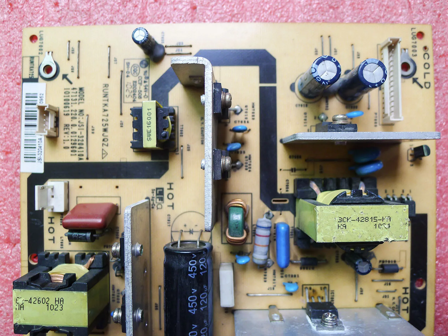 LCD-32GE220A JSI-320410A RUNTKA725WJQZ test ok circuit board motherboard