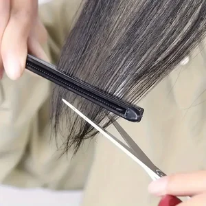 V字型カーリングコーム - テクスチャの仕上げ矯正パドルコームヘアスタイリングプロフェッショナルウィッグスタイリングクリップツール 10ベストセールスヘアサロンアクセサリー-6